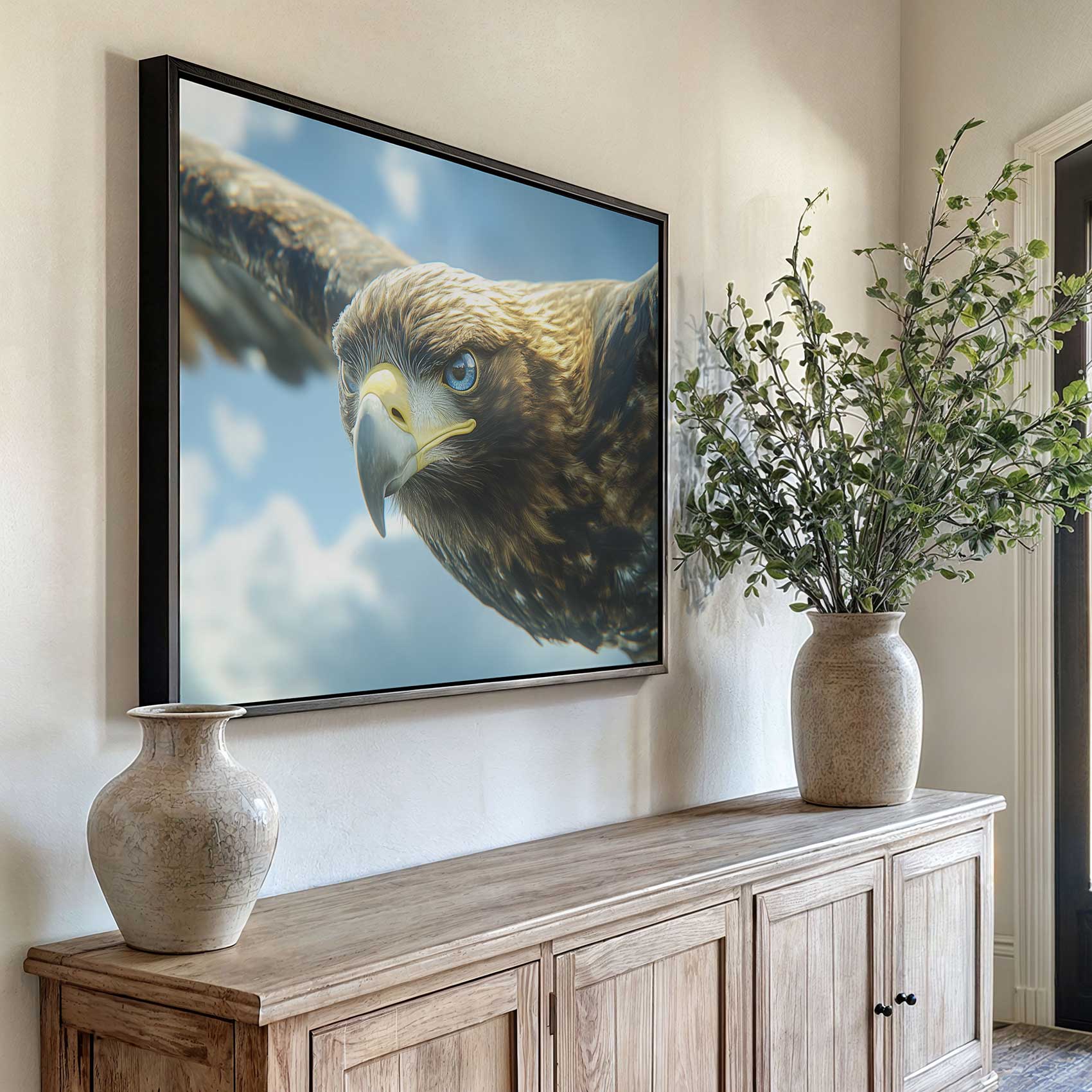 Adelaar zwevend door wolken - Afbeelding 6