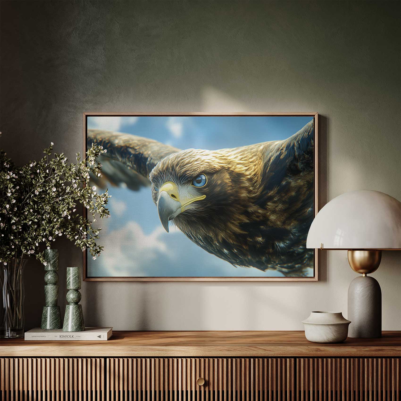 Adelaar zwevend door wolken - Afbeelding 7