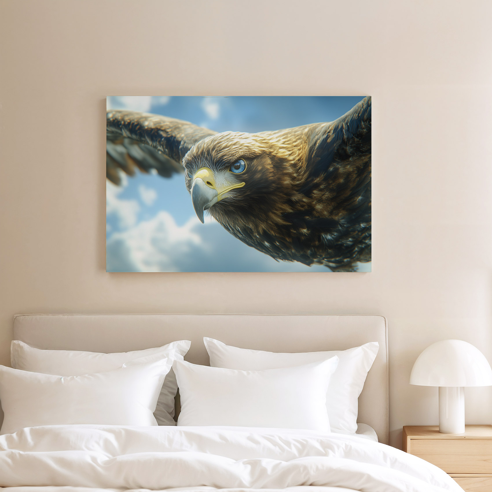 Adelaar zwevend door wolken - Afbeelding 8