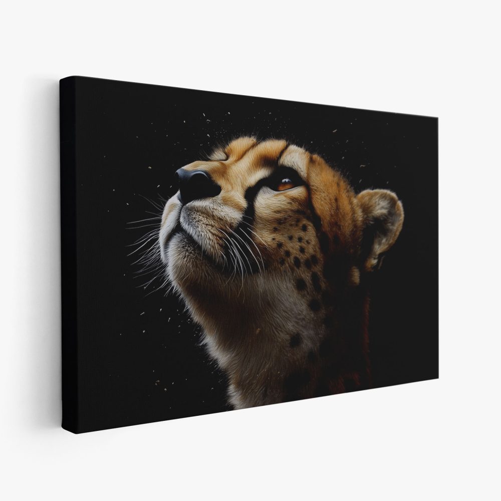 Artistieke cheetah close-up portret