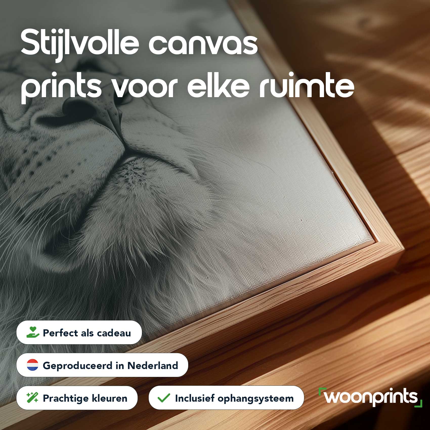 Majestueuze leeuwenportret zwart-wit - Afbeelding 4