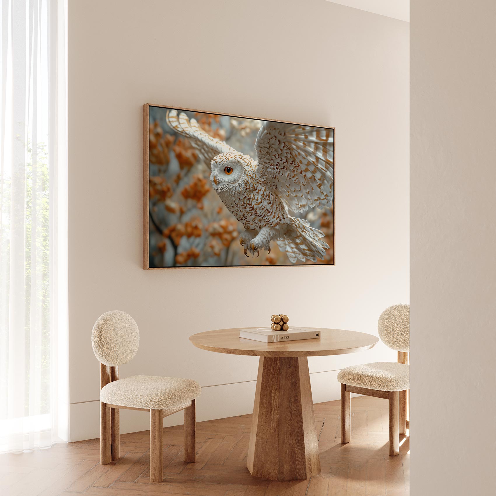 Witte uil in vlucht - Afbeelding 5