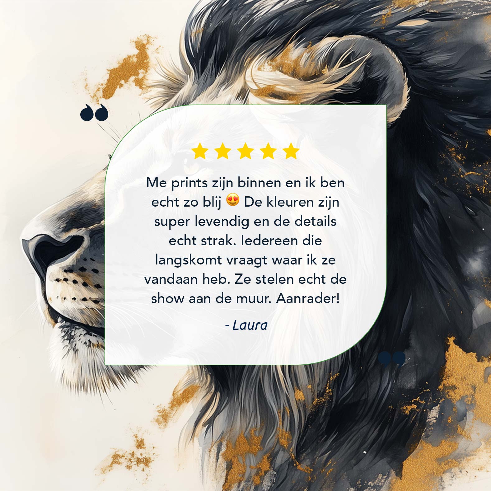 Majestueuze Gouden Leeuw - Afbeelding 9