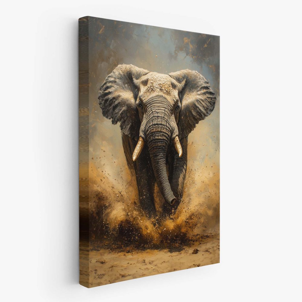 Majestueuze vliegende olifant