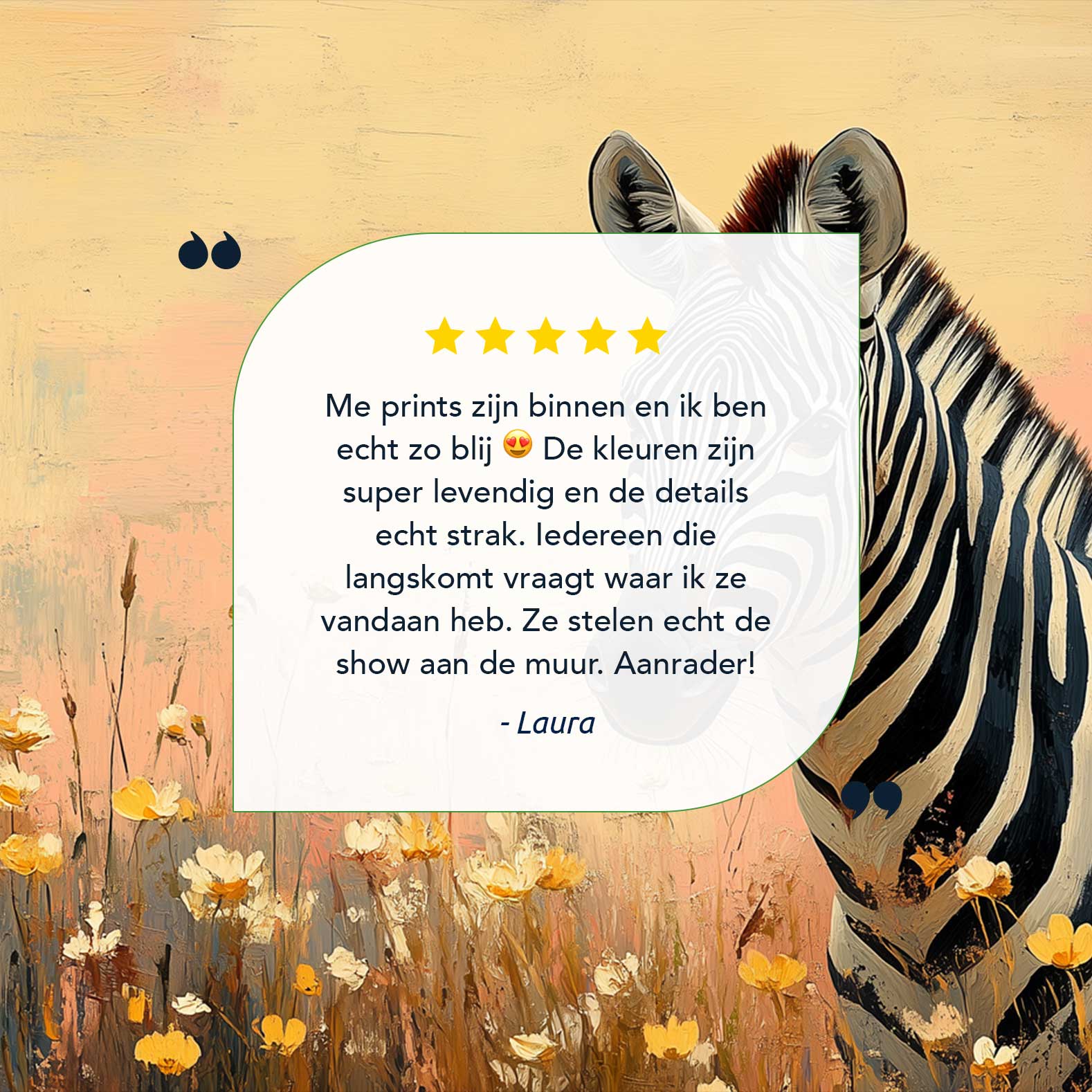 Zebra in Bloeiend Landschap - Afbeelding 9