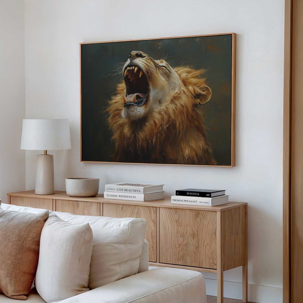 Alternative view of Brullende Leeuw Close-up