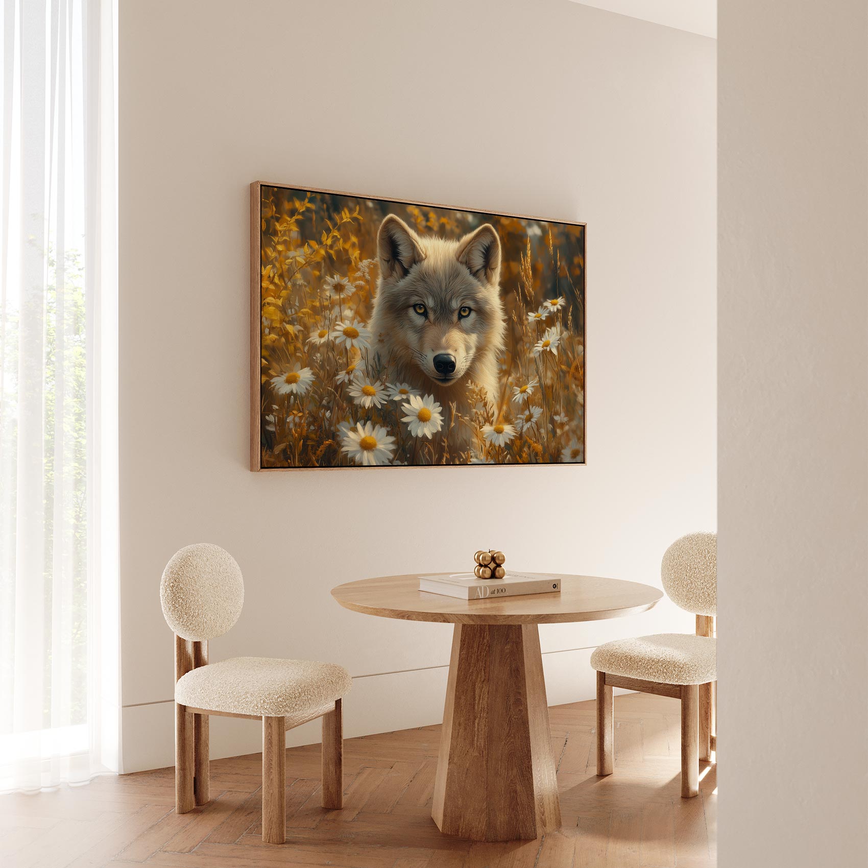 Wolf tussen gele bloemen - Afbeelding 5
