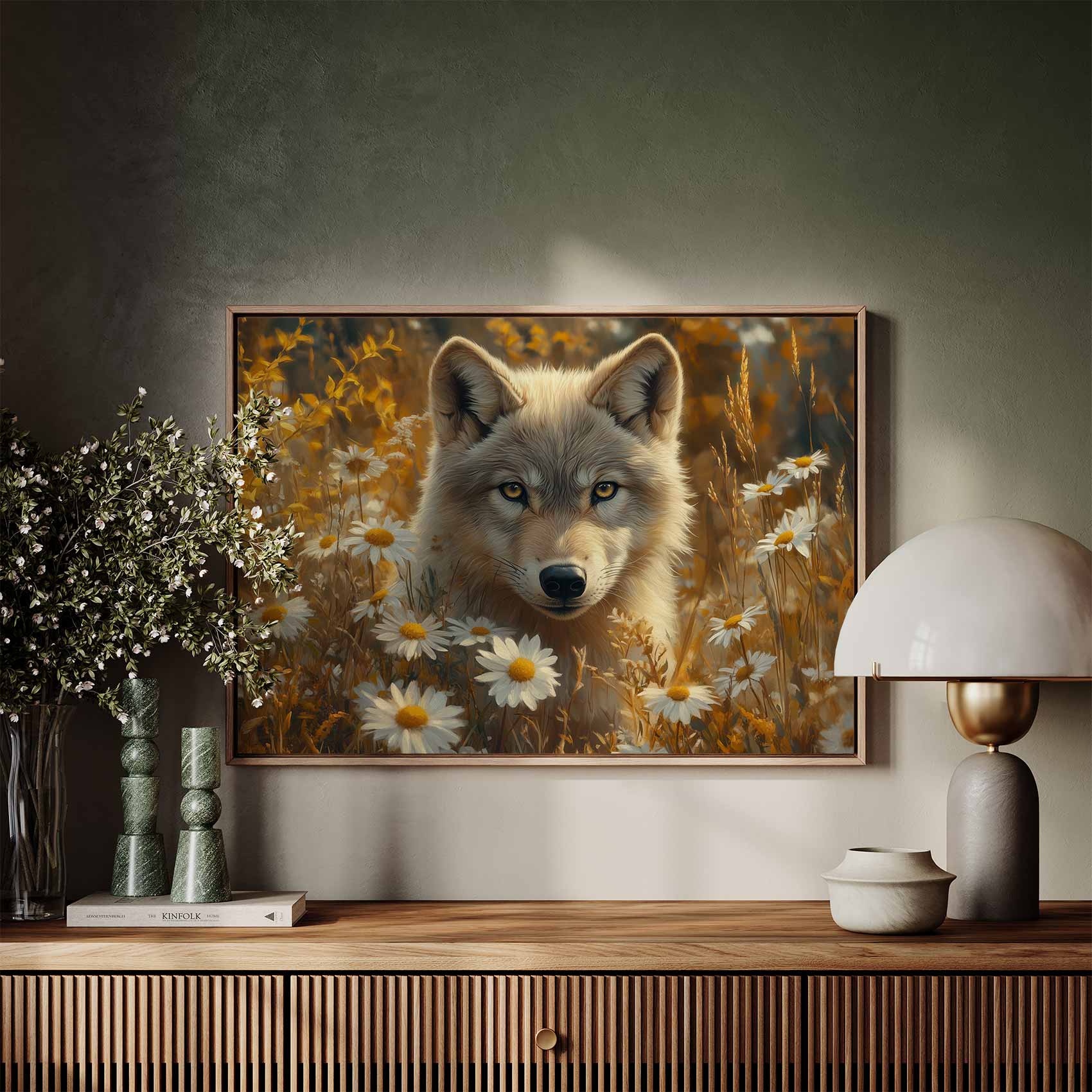 Wolf tussen gele bloemen - Afbeelding 7