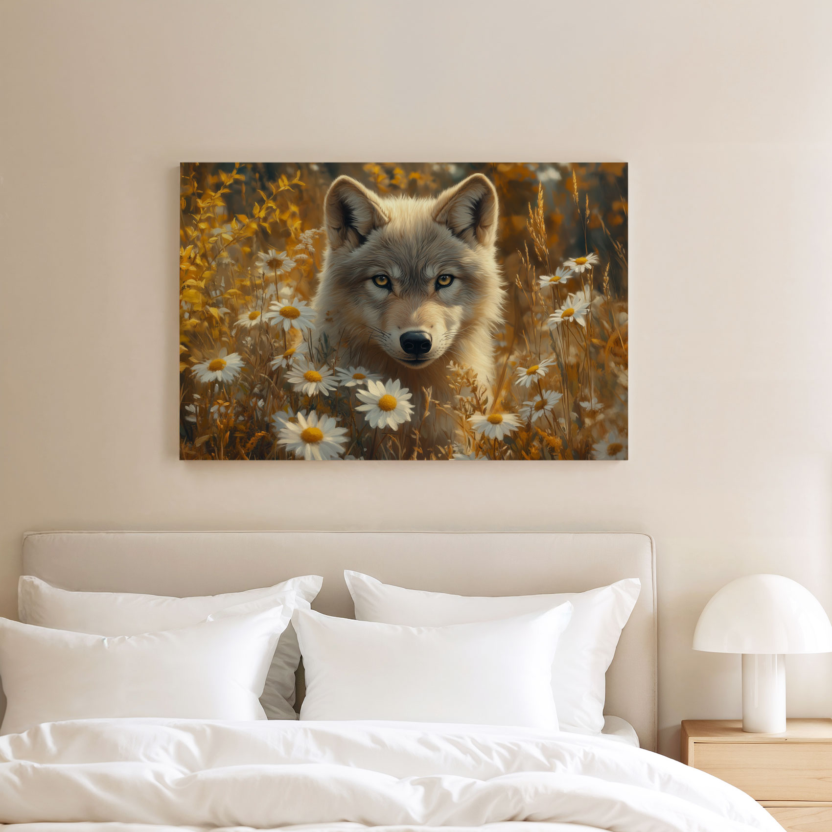 Wolf tussen gele bloemen - Afbeelding 8