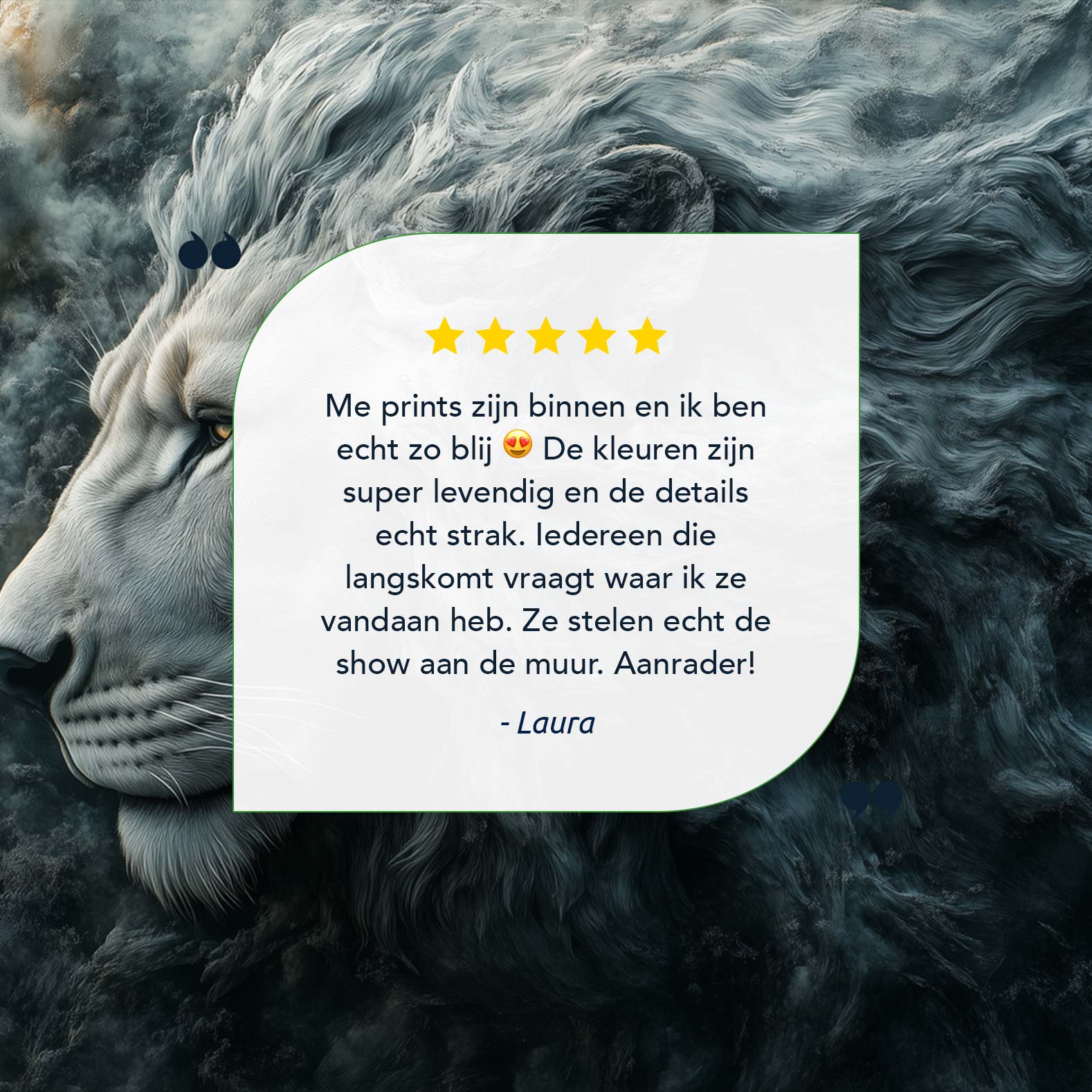 Majestueuze leeuwenkop - Afbeelding 9