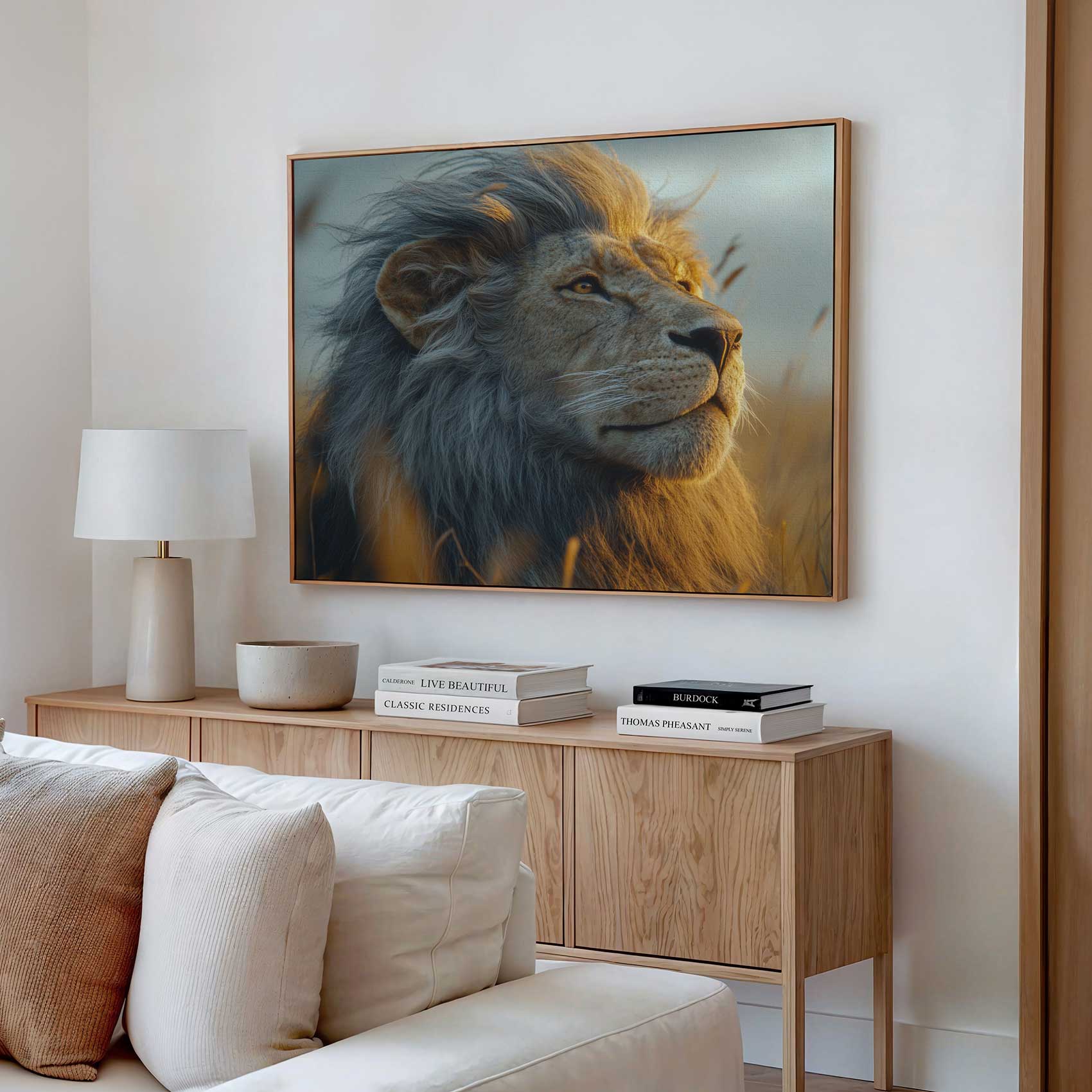 Majestueuze gouden leeuw - Afbeelding 2