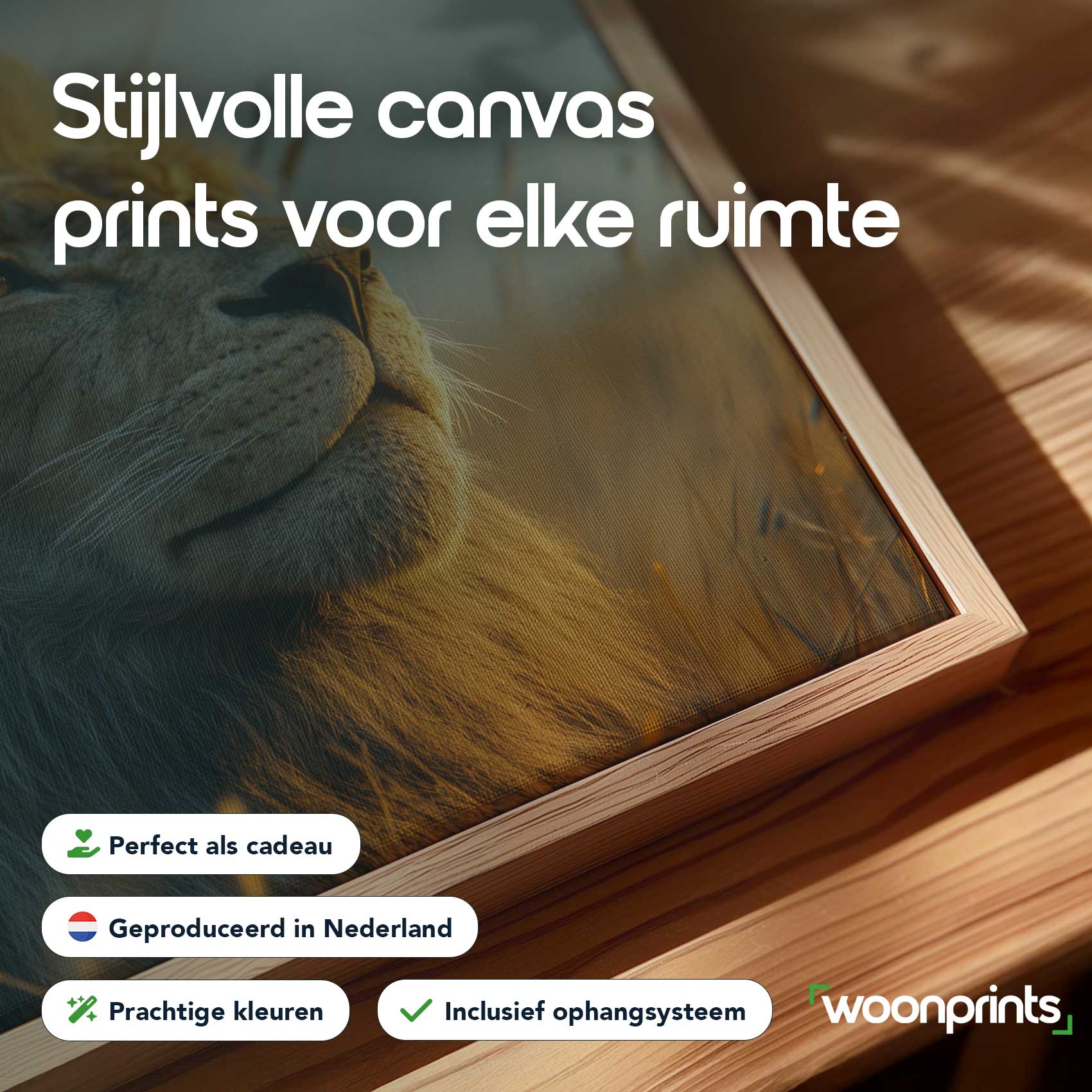 Majestueuze gouden leeuw - Afbeelding 4