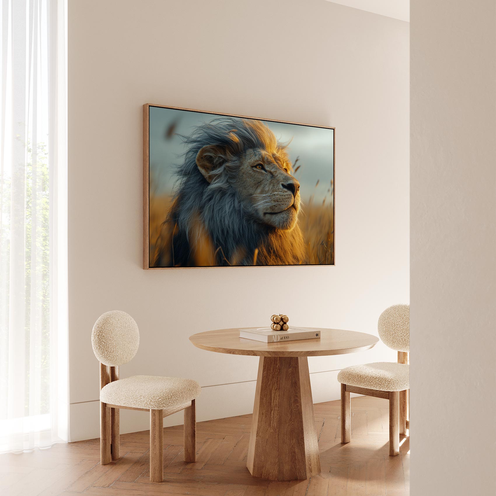 Majestueuze gouden leeuw - Afbeelding 5