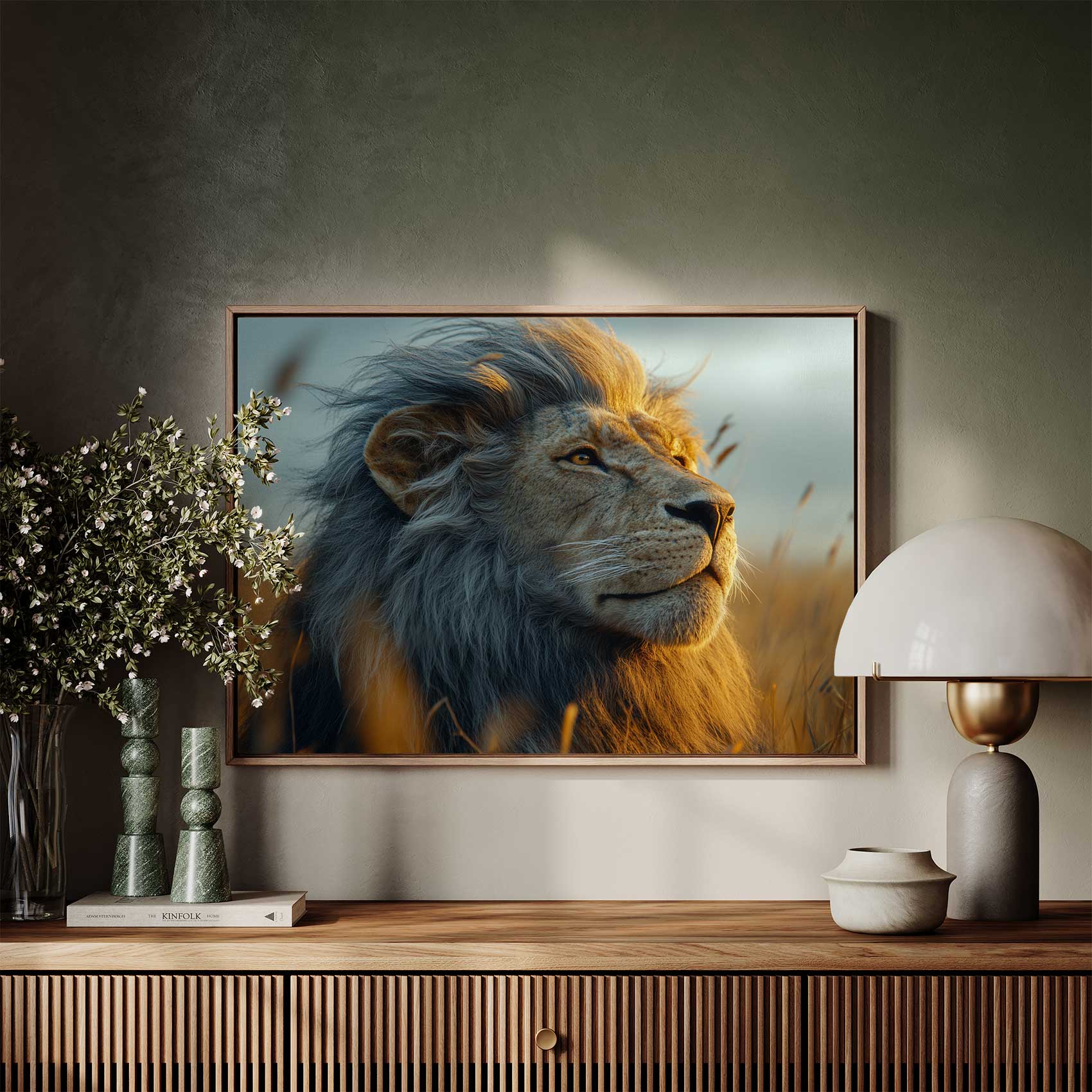 Majestueuze gouden leeuw - Afbeelding 7