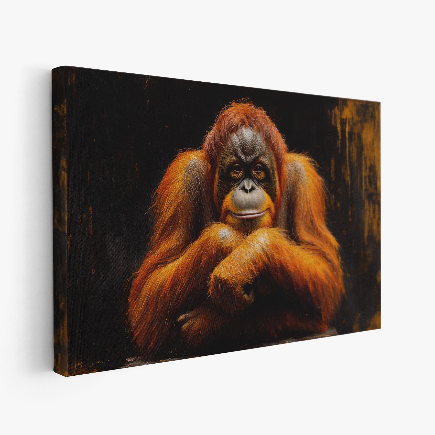 Rustige oranje orang-oetan