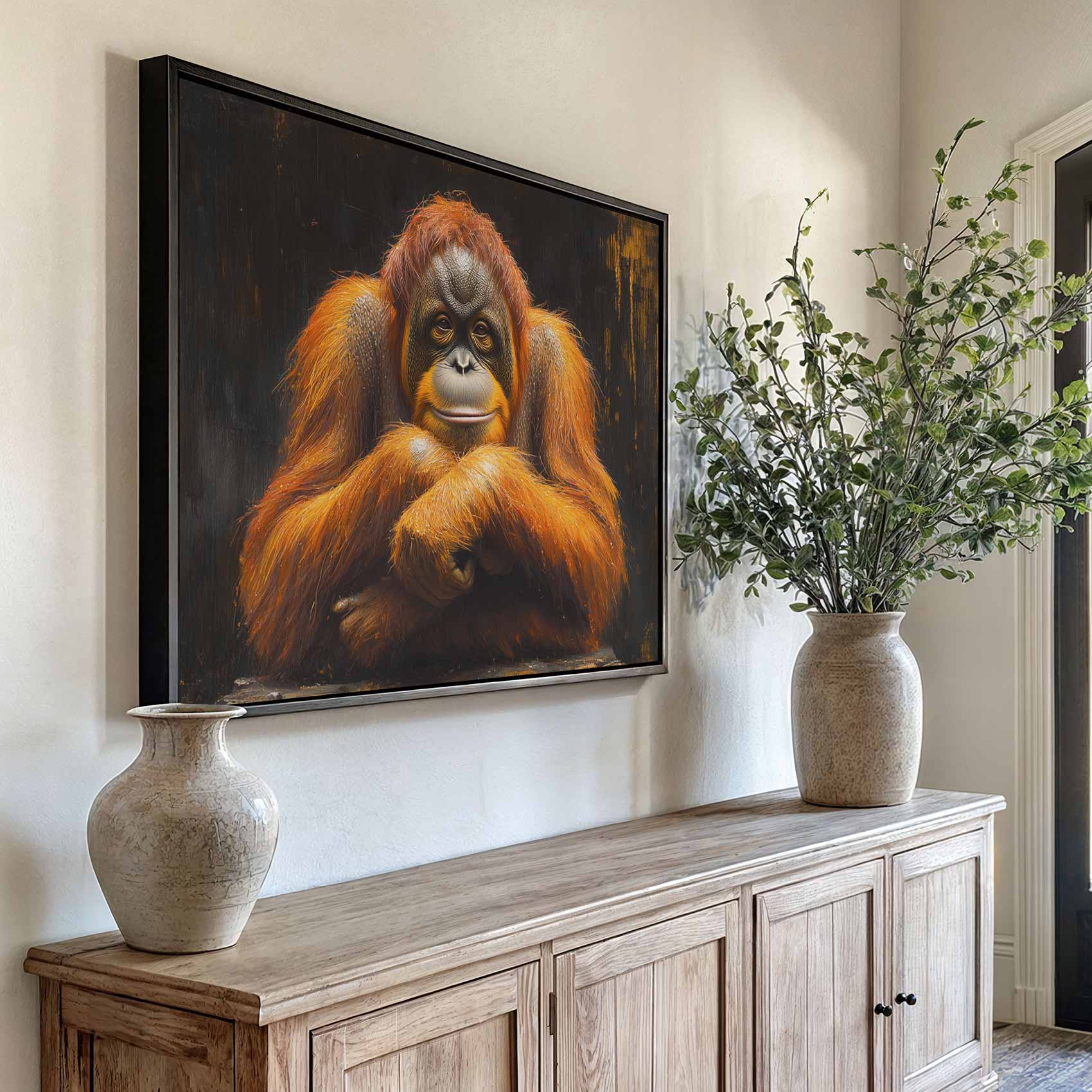 Rustige oranje orang-oetan - Afbeelding 6