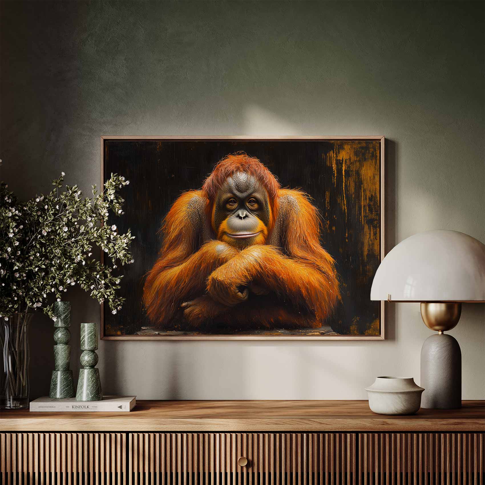 Rustige oranje orang-oetan - Afbeelding 7
