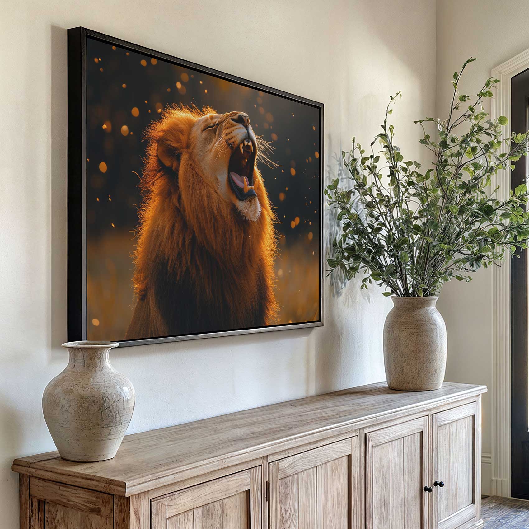 Majestueuze brullende leeuw - Afbeelding 6