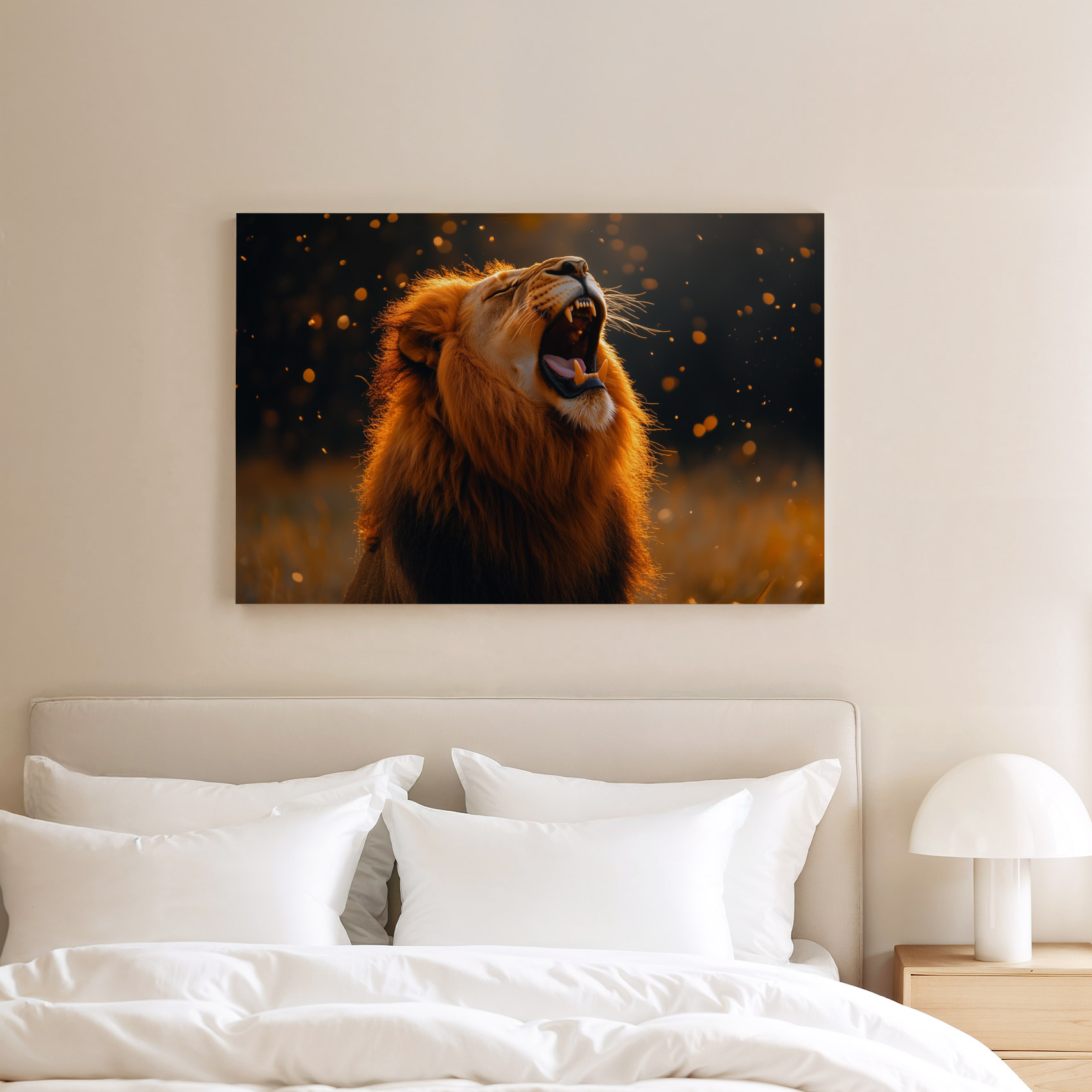 Majestueuze brullende leeuw - Afbeelding 8
