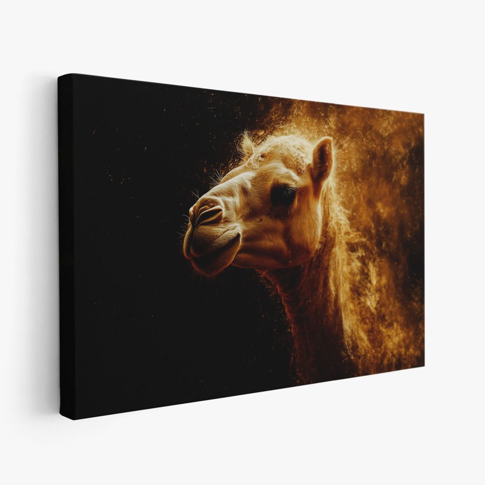 Gouden kameelportret