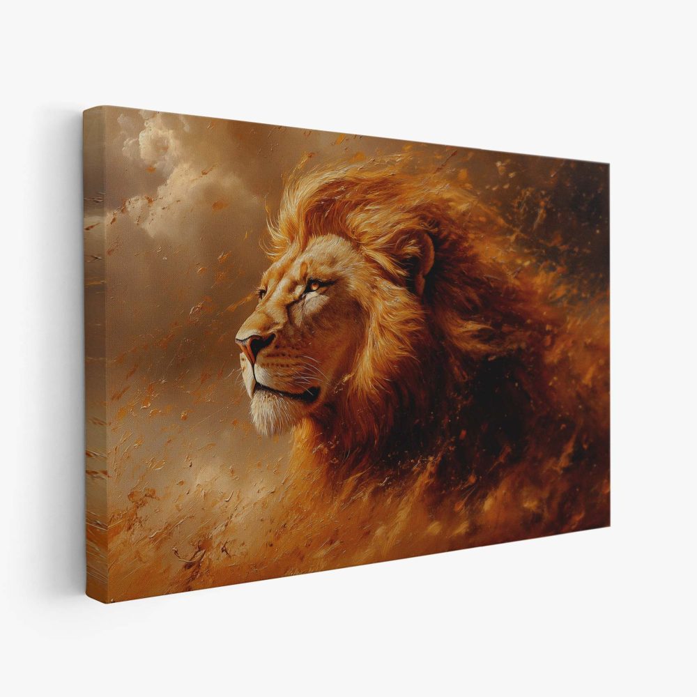 Majestueuze Leeuw Digitale Kunst