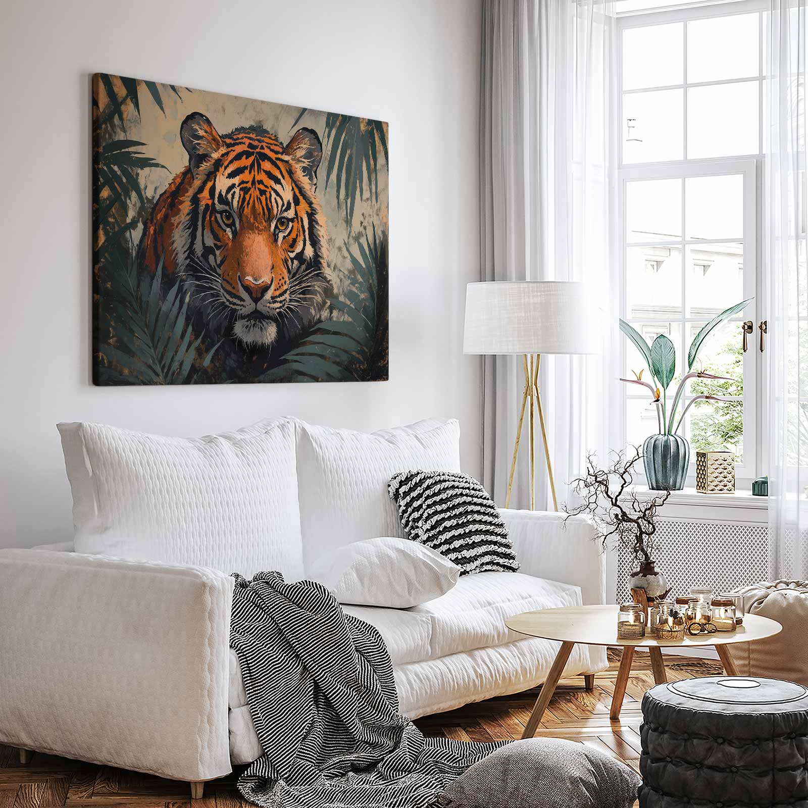 Majestueuze tijger close-up - Afbeelding 3