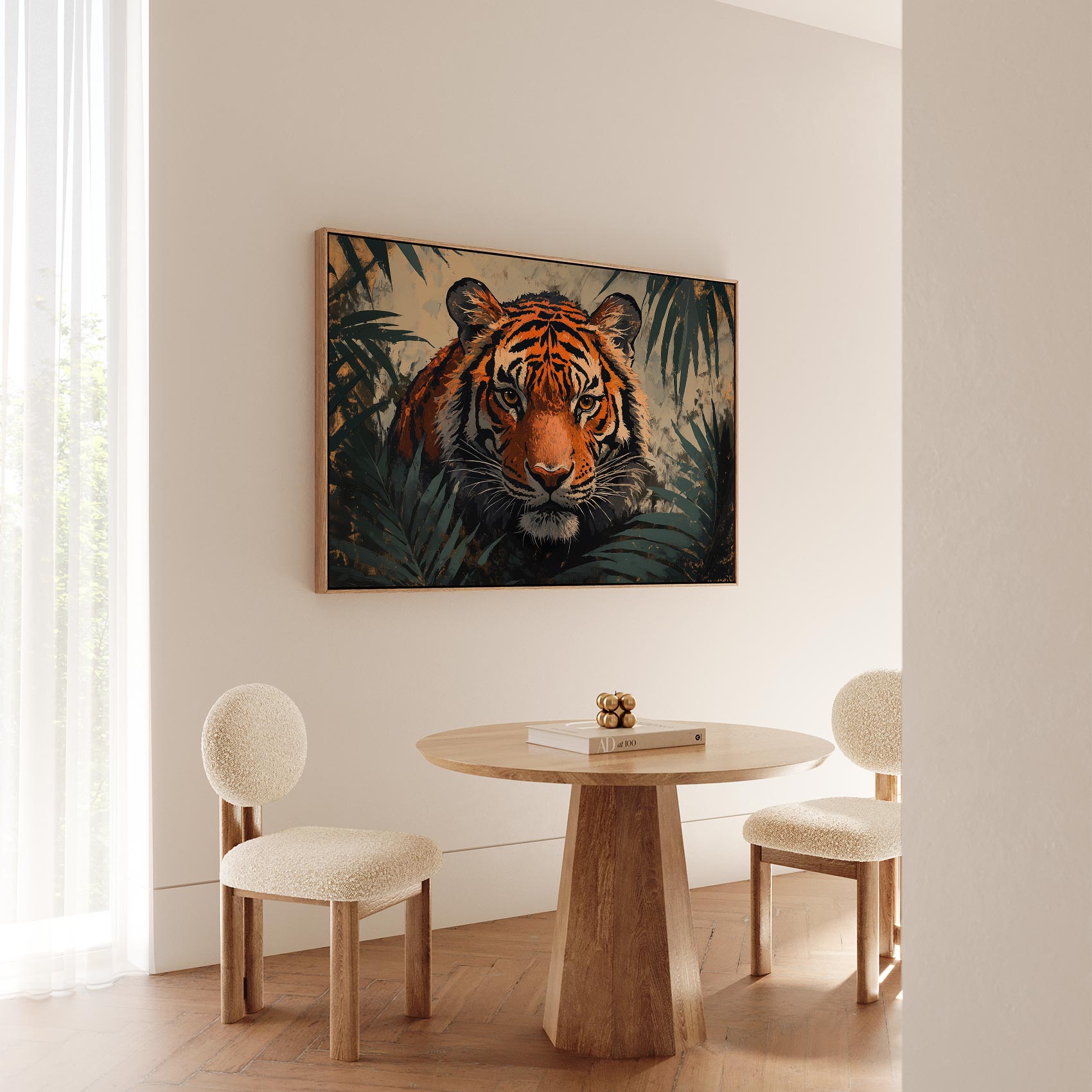 Majestueuze tijger close-up - Afbeelding 5