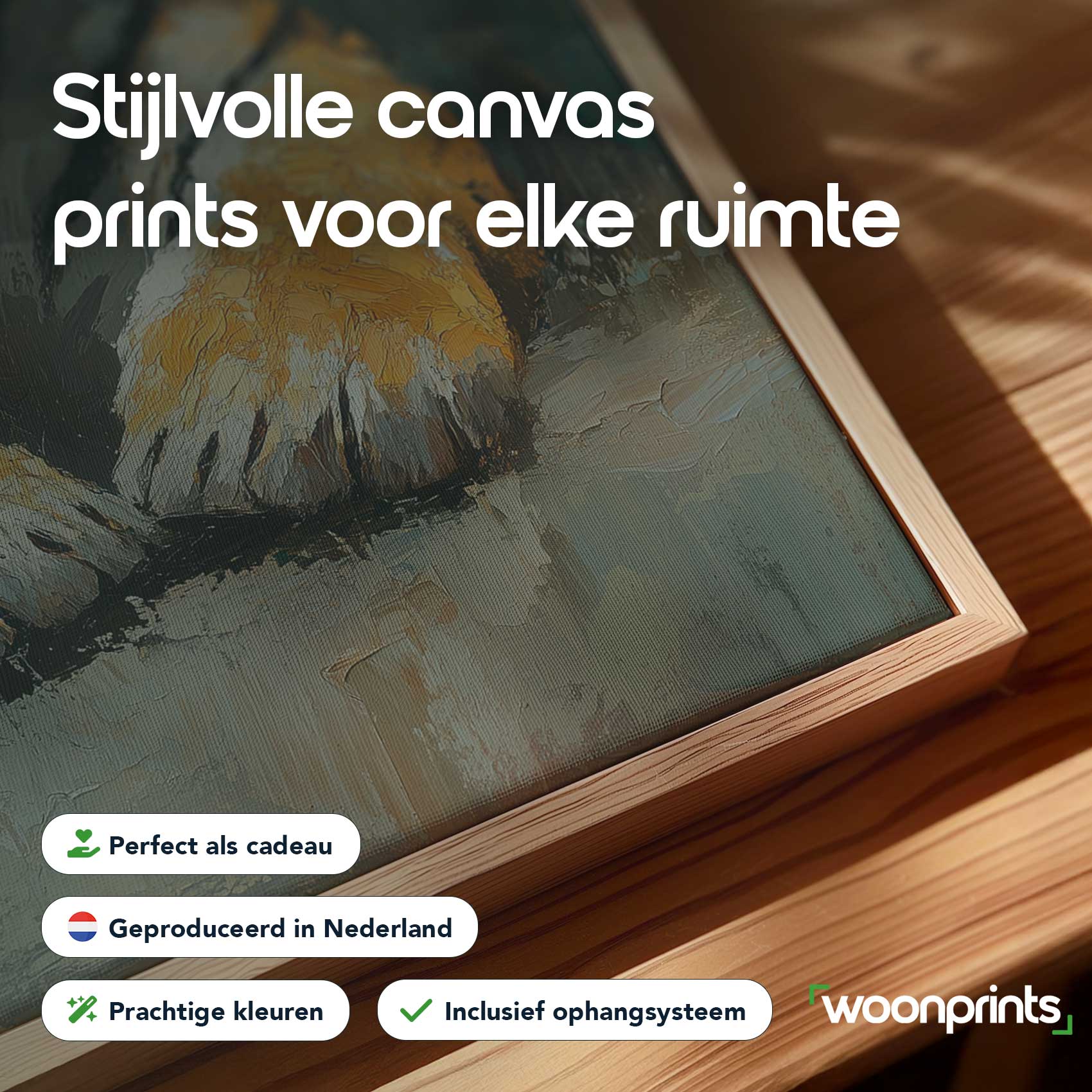 Realistisch rustende tijgerschilderij - Afbeelding 4