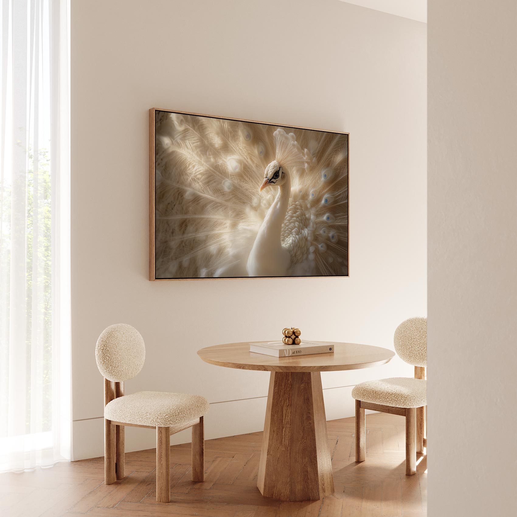Majestueuze witte pauw - Afbeelding 5