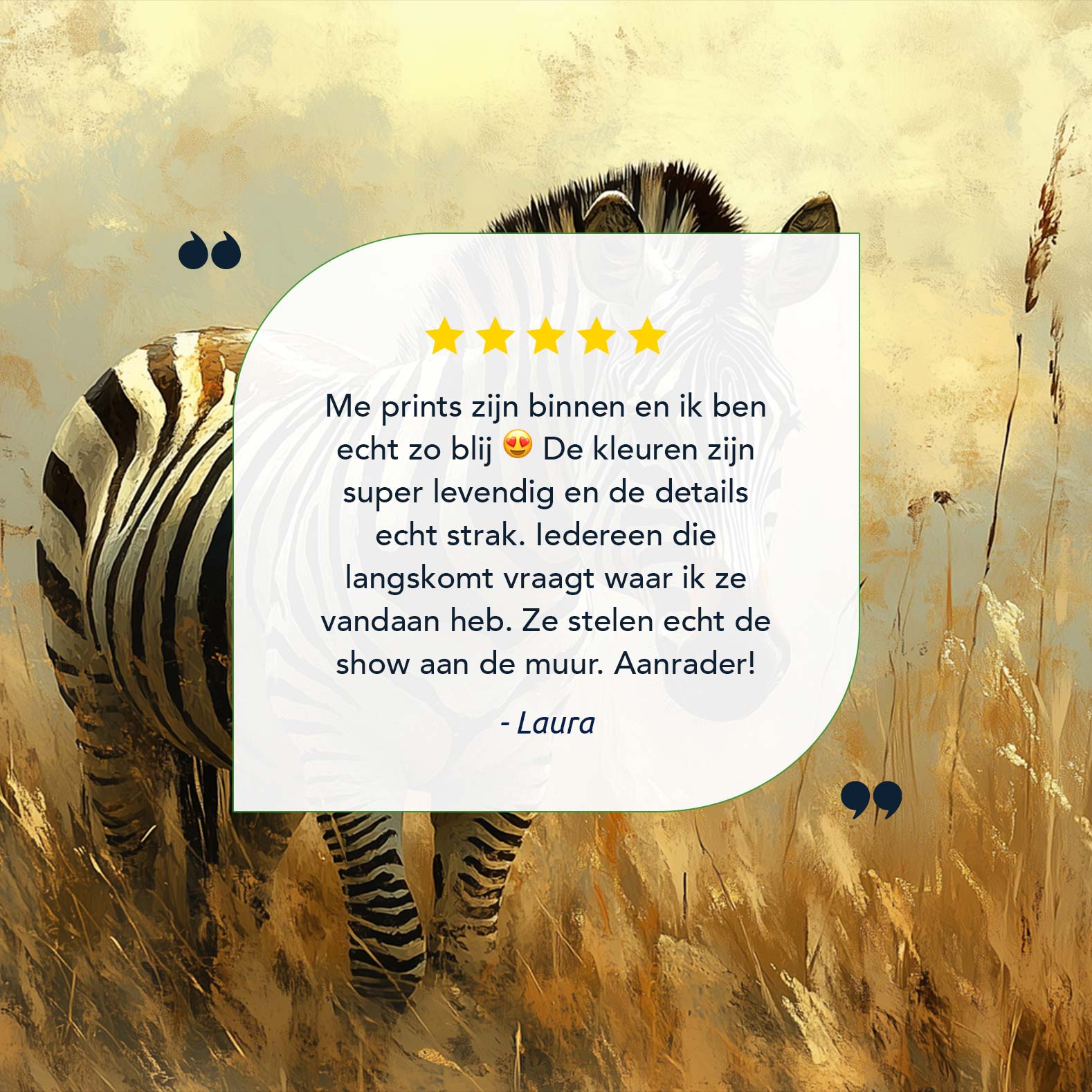 Realistische zebra in grasveld - Afbeelding 9