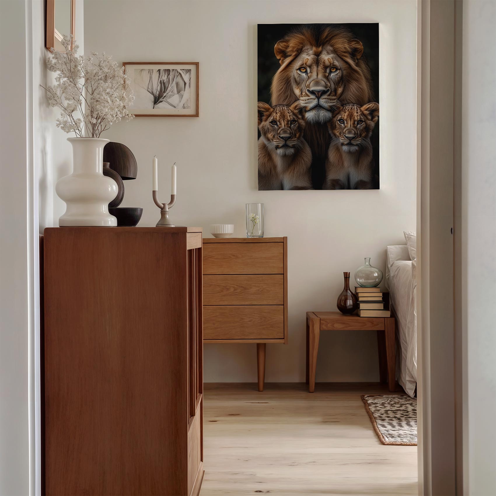 Majestueuze leeuw met welpen - Afbeelding 8