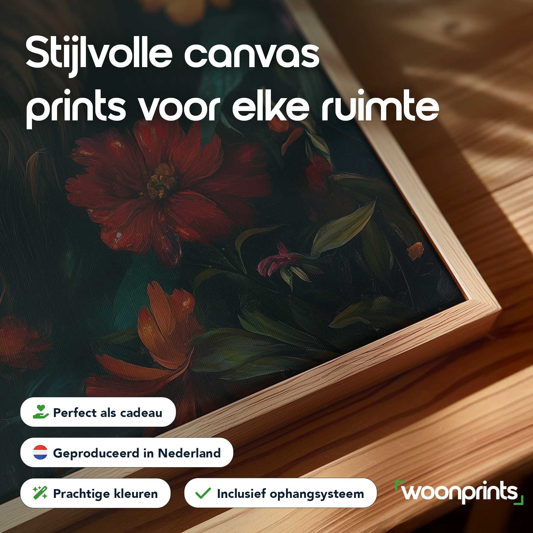 Majestueuze leeun tussen bloemen - Afbeelding 4