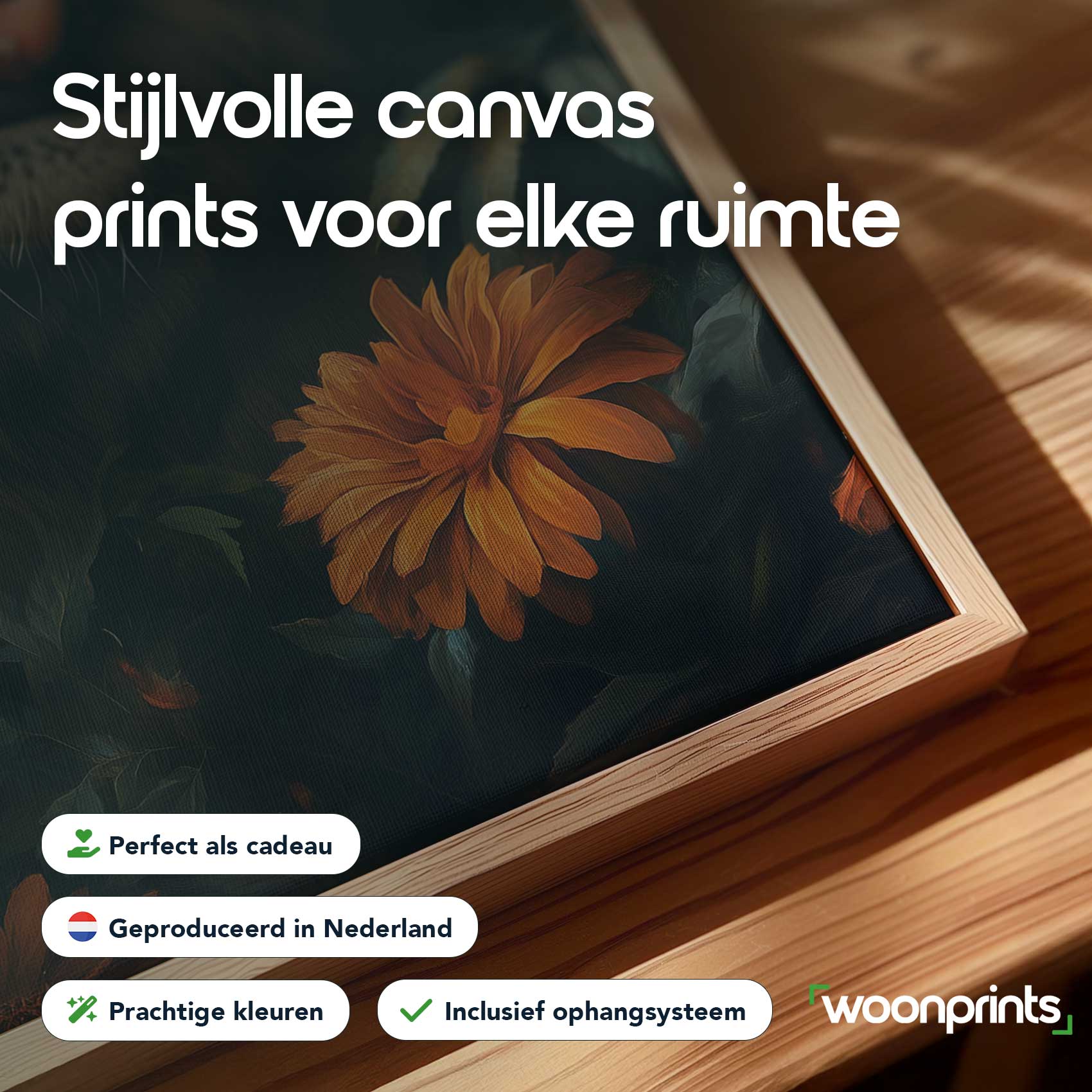 Woeste tijger in bloemenpracht - Afbeelding 4