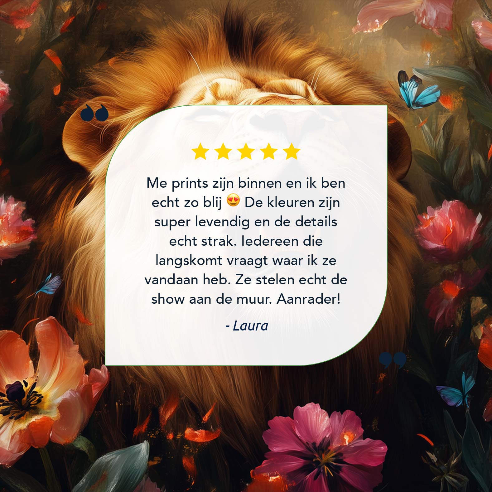 Majestueuze leeuwenbloemensymfonie - Afbeelding 9