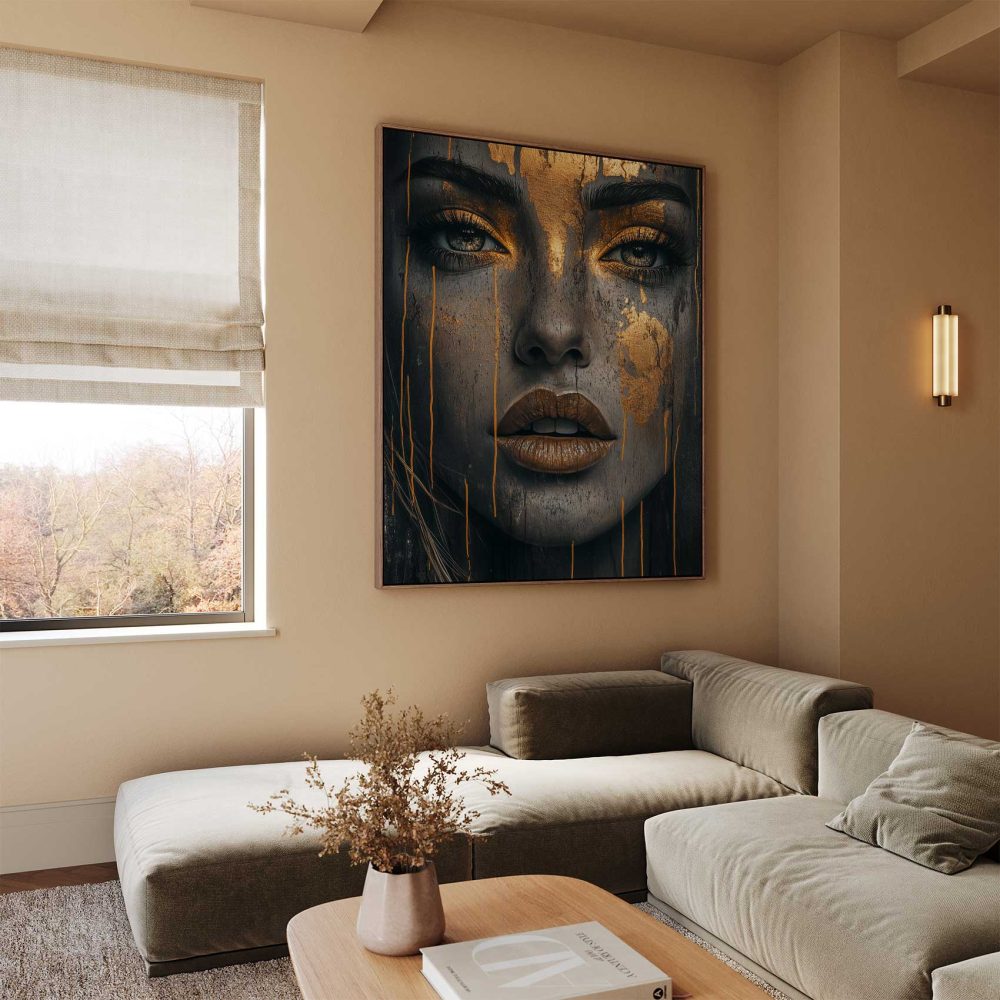 Alternative view of Gouden Dramatische Vrouwenportret