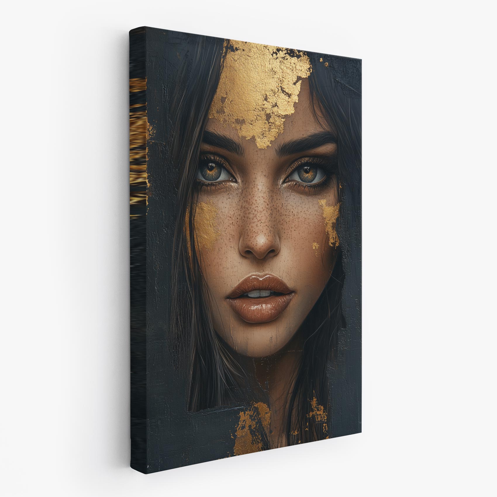 Gouden Glamour Gezicht