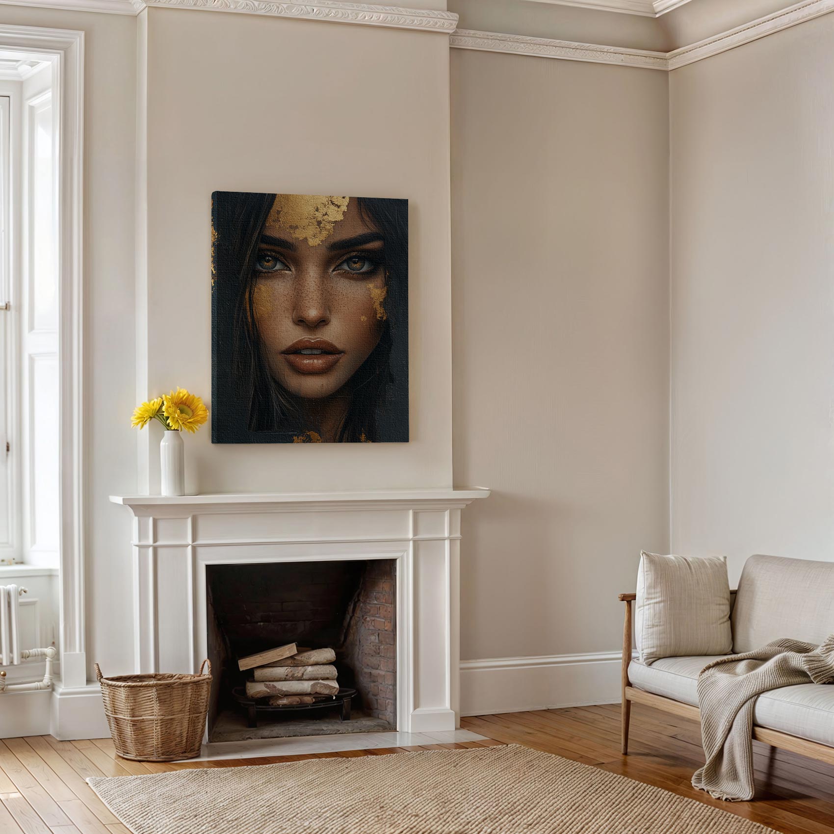 Gouden Glamour Gezicht - Afbeelding 5