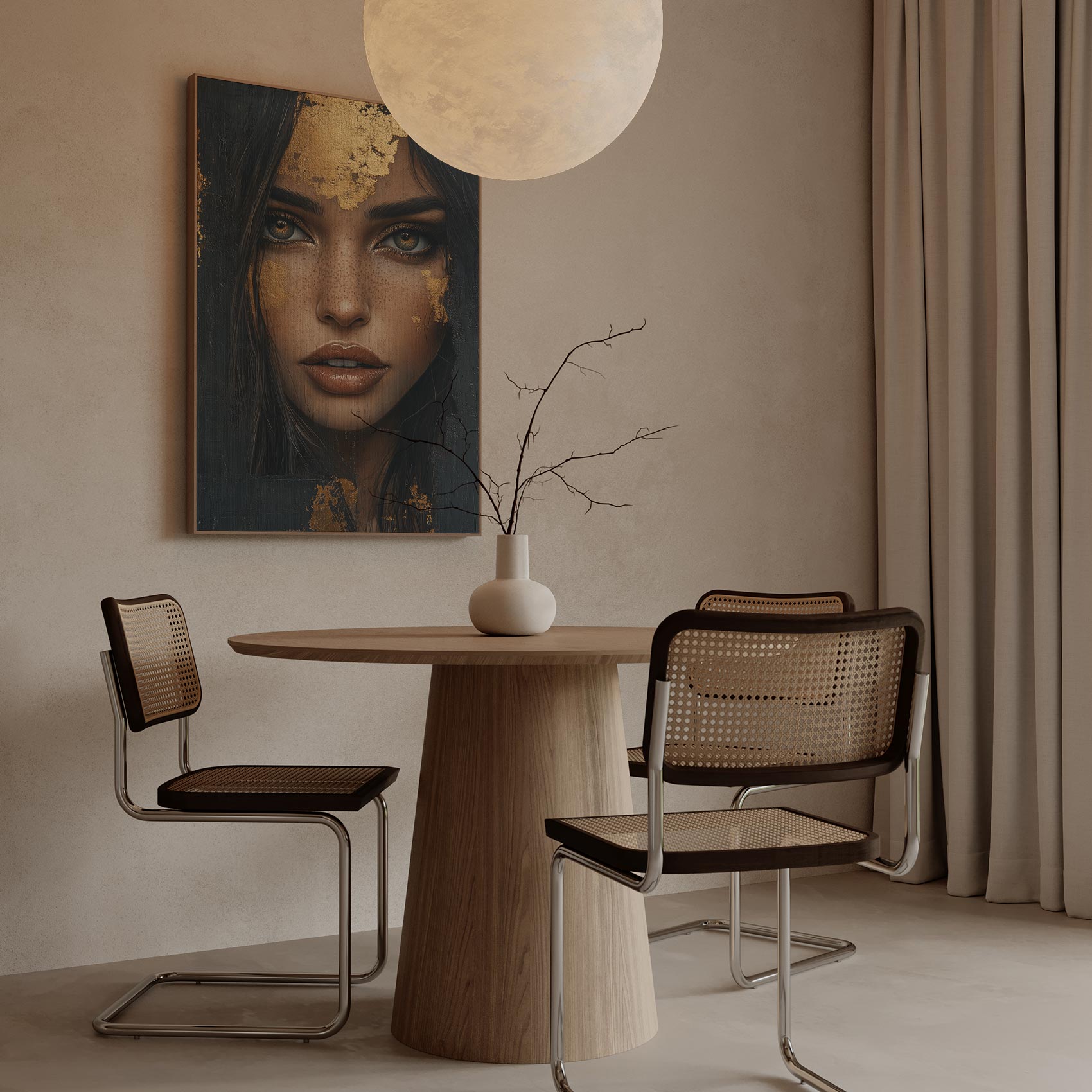Gouden Glamour Gezicht - Afbeelding 6