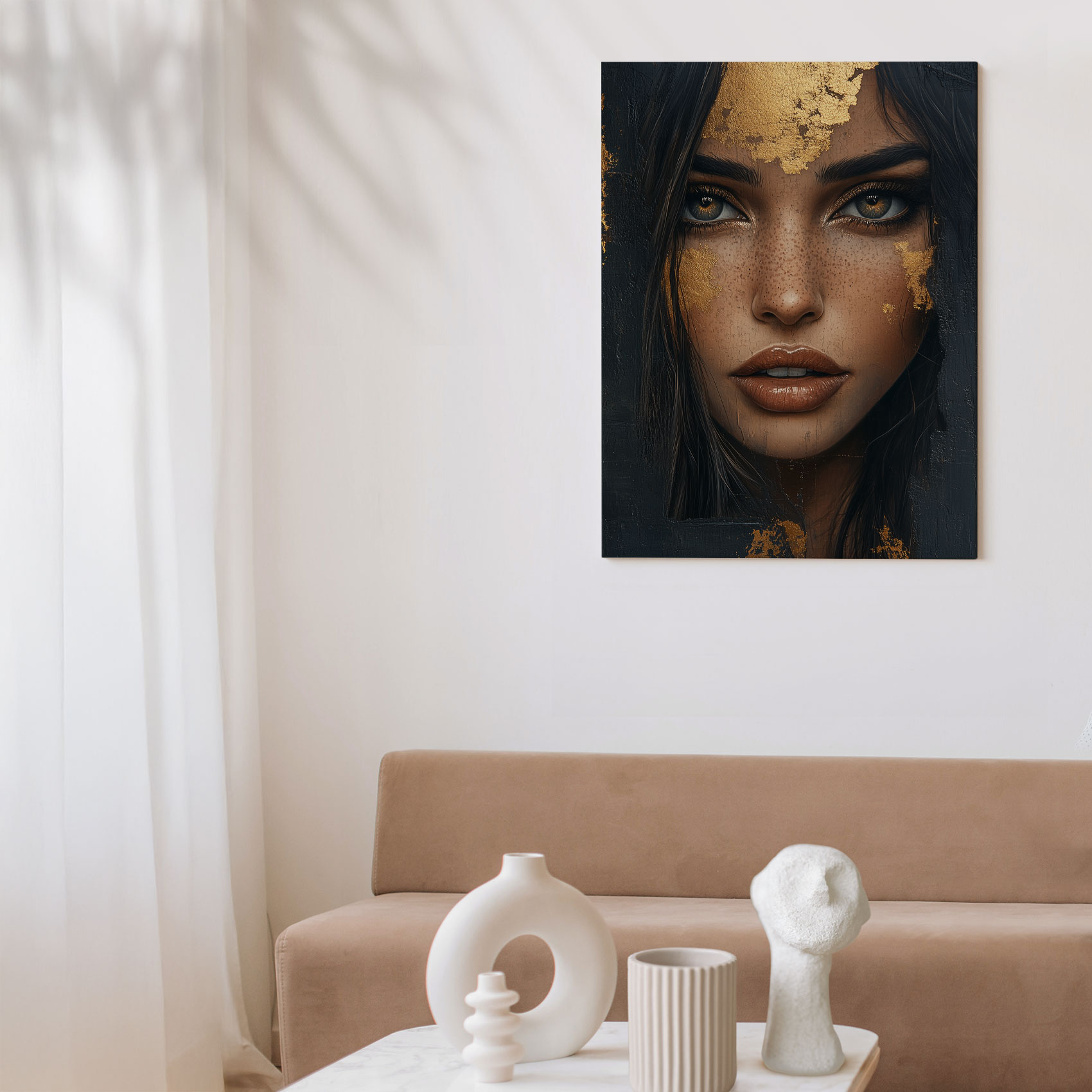 Gouden Glamour Gezicht - Afbeelding 7