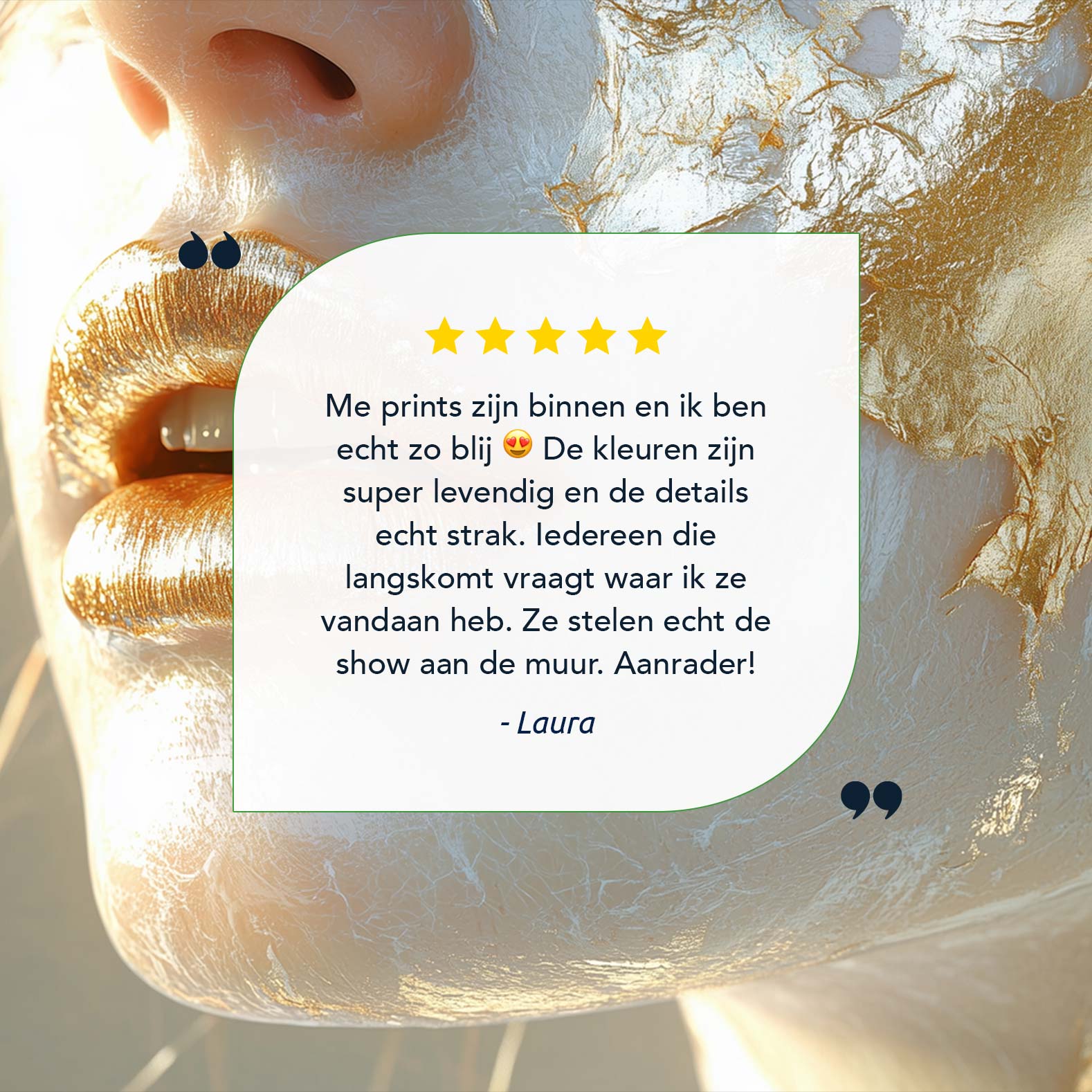Opvallende oranje-goude lippen - Afbeelding 9