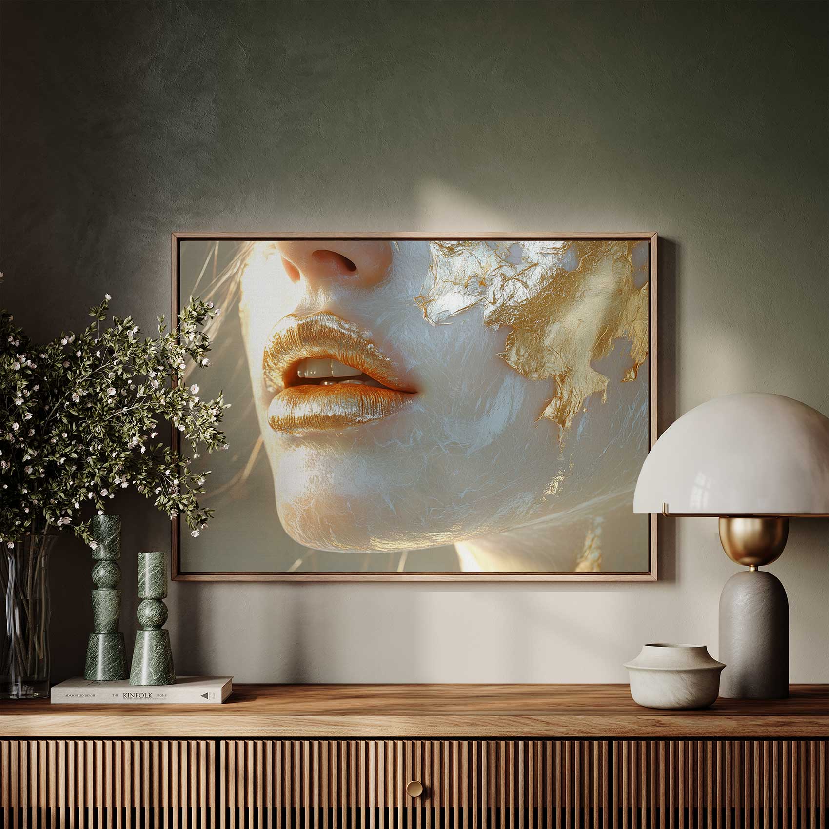 Opvallende oranje-goude lippen - Afbeelding 7