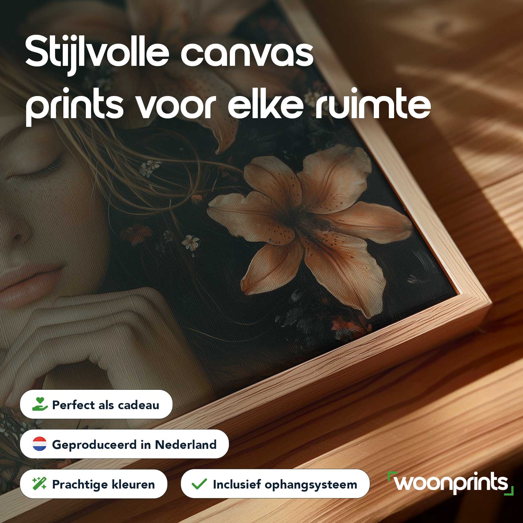 Vrouw in bloemenserre - Afbeelding 4