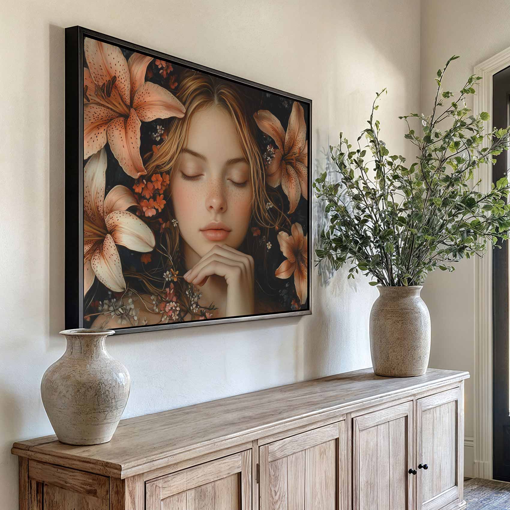 Vrouw in bloemenserre - Afbeelding 6