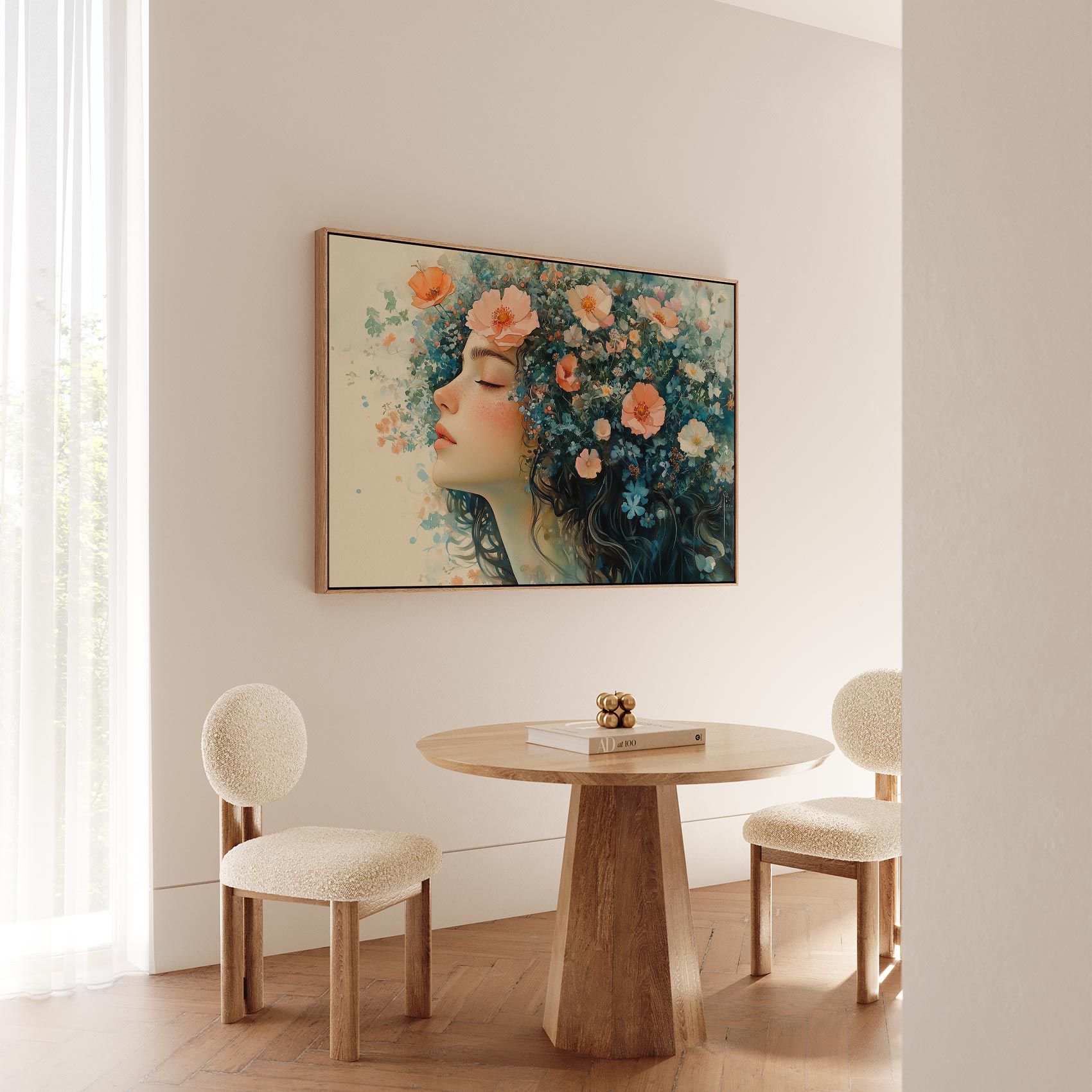 Bloemenfee met dromerige blik - Afbeelding 5