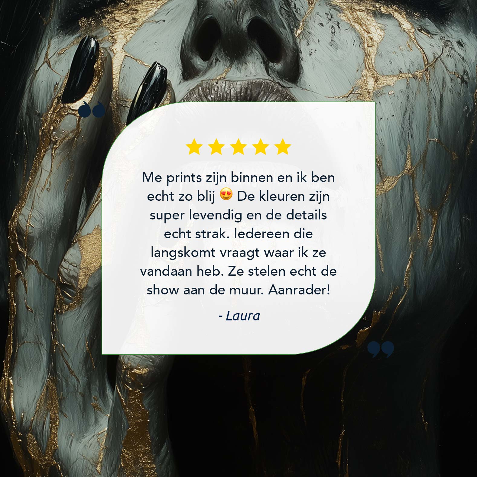 Gouden Drup Mystieke Vrouw - Afbeelding 9