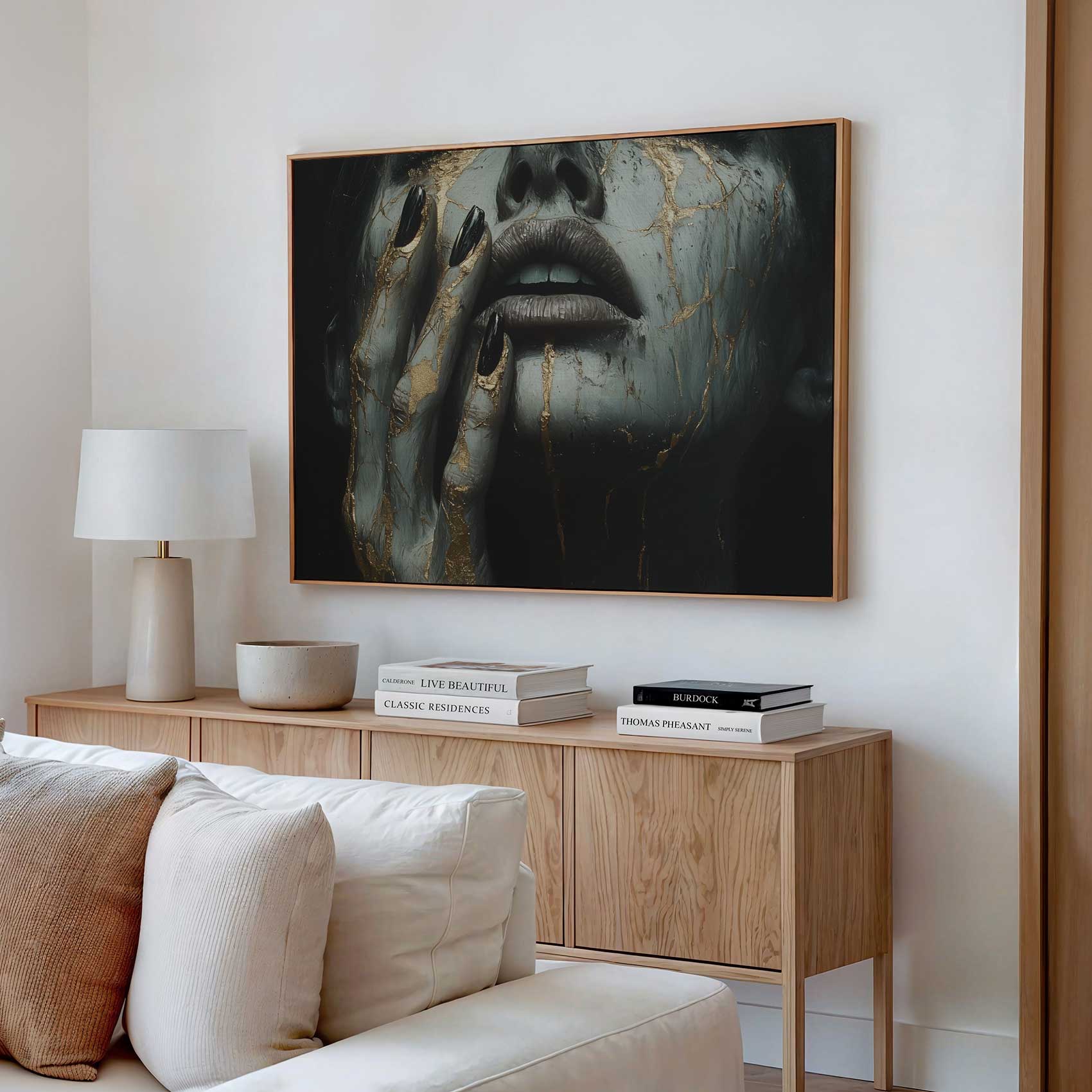 Gouden Drup Mystieke Vrouw - Afbeelding 2