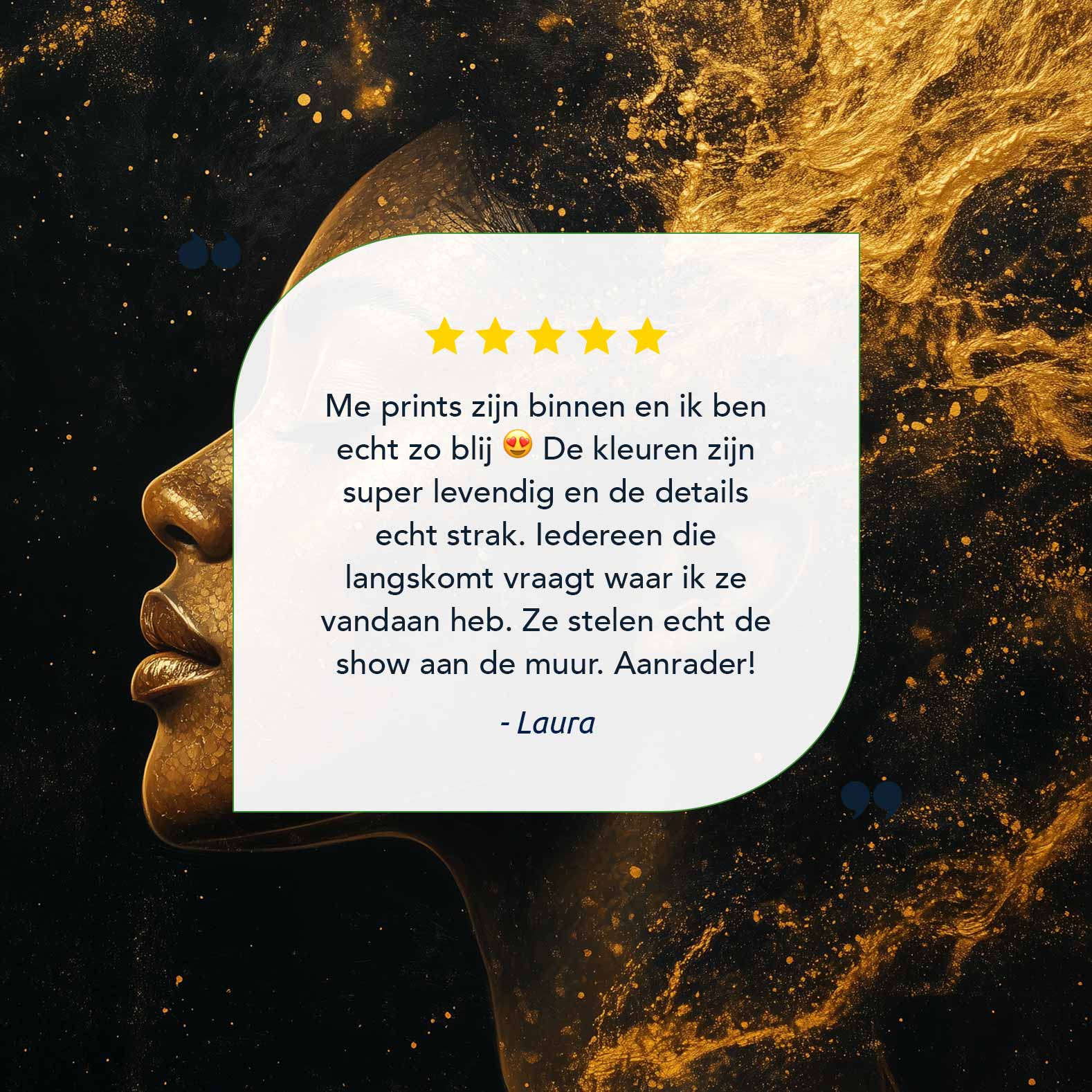 Gouden Afro in Stilte - Afbeelding 9