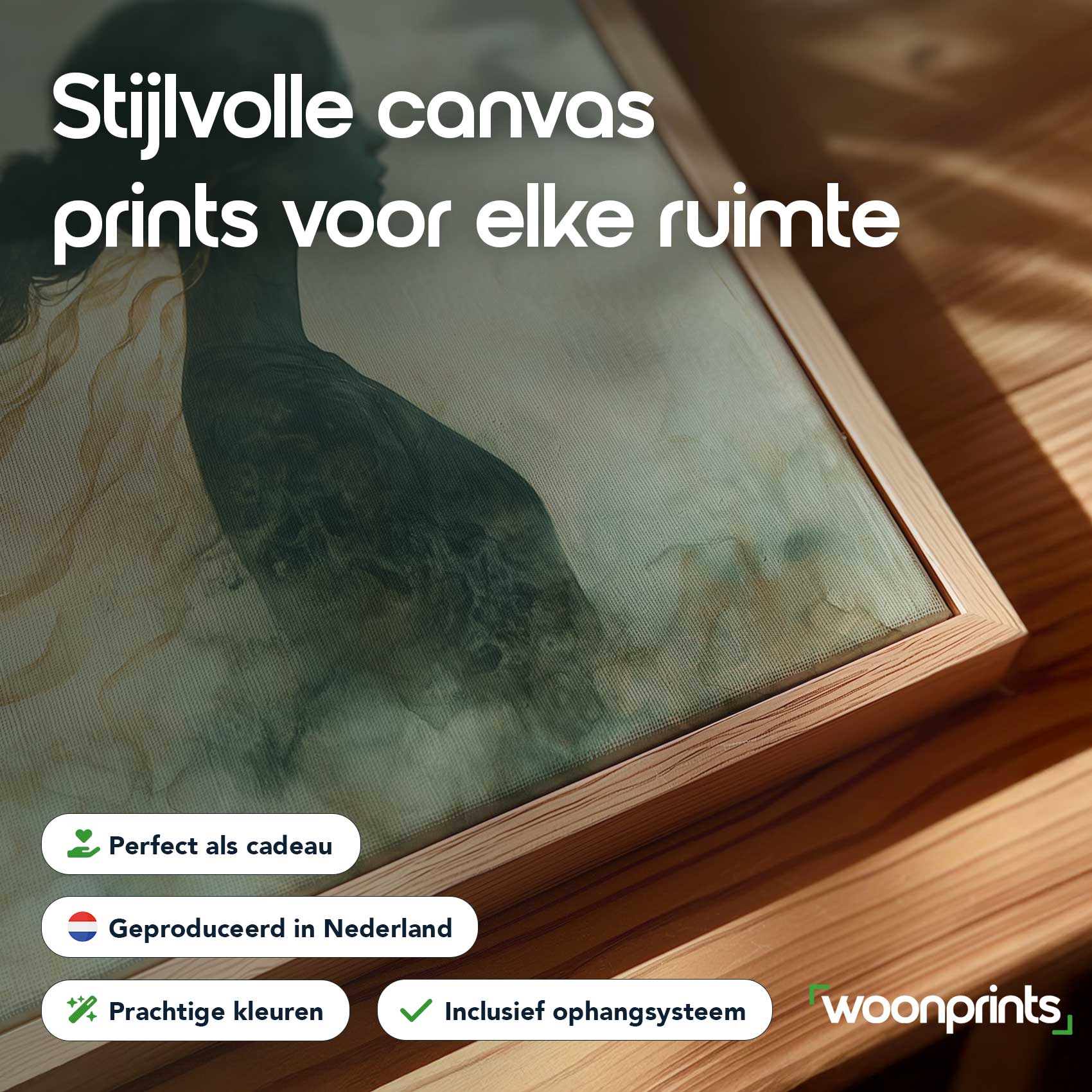 Etherele Vrouw in Waterverf - Afbeelding 4