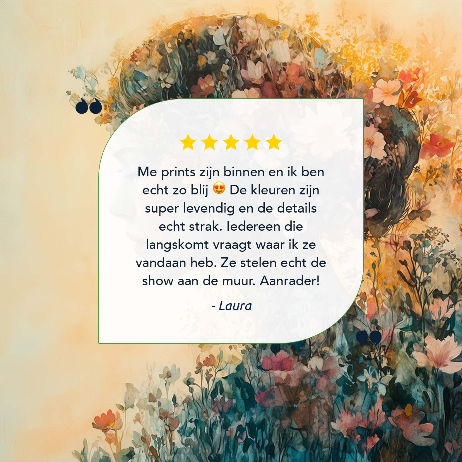 Bloemenportret van sereniteit - Afbeelding 9
