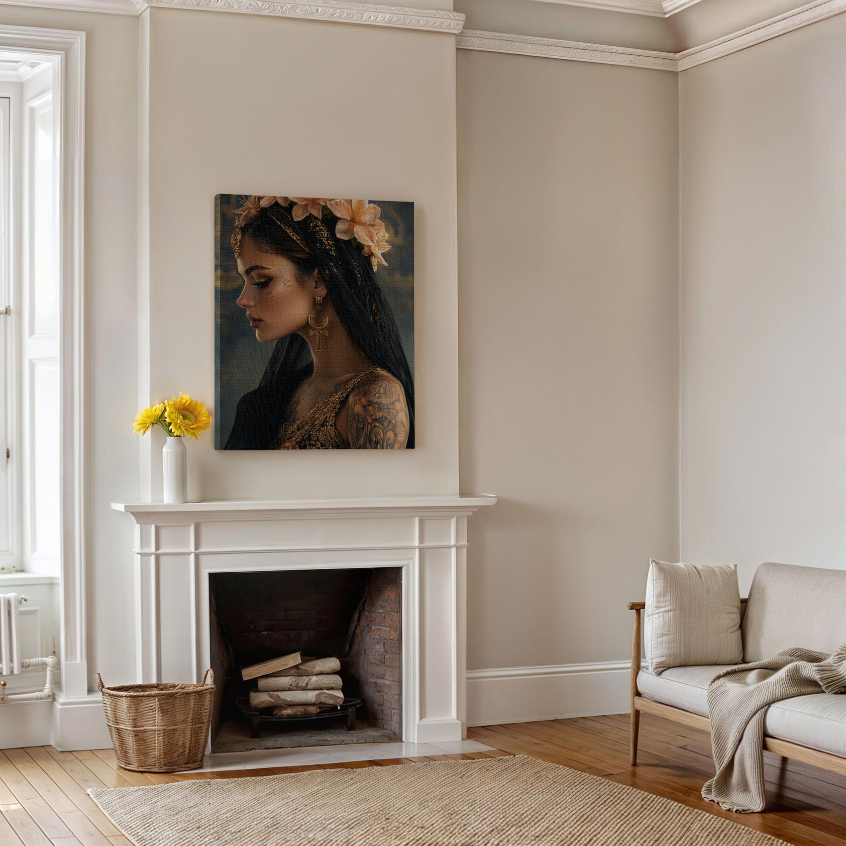 Elegante Bloemenkroon Dame - Afbeelding 5